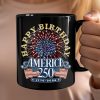 America 250 Semiquincentennial Fireworks Celebration Black Mug HO82 894606 America 250 Semiquincentennial Fireworks Celebration Black Mug HO82 894606