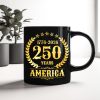 America 250 Years America 250th Anniversary Black Mug HA75 897420 America 250 Years America 250th Anniversary Black Mug HA75 897420