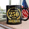America 250 Years America 250th Anniversary Black Mug HA75 897420 America 250 Years America 250th Anniversary Black Mug HA75 897420