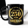 America 250 Years America 250th Anniversary Black Mug HA75 897420 America 250 Years America 250th Anniversary Black Mug HA75 897420