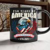 America 250 Years Eagle Independence Day Patriotic Black Mug LM32 895257 America 250 Years Eagle Independence Day Patriotic Black Mug LM32 895257
