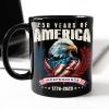 America 250 Years Eagle Independence Day Patriotic Black Mug LM32 895257 America 250 Years Eagle Independence Day Patriotic Black Mug LM32 895257