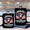 America 250 Years of Freedom Patriotic Eagle Flag Black Mug HA75 897336 America 250 Years of Freedom Patriotic Eagle Flag Black Mug HA75 897336