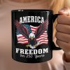America 250 Years of Freedom Patriotic Eagle Flag Black Mug HA75 897336 America 250 Years of Freedom Patriotic Eagle Flag Black Mug HA75 897336