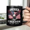 America 250 Years of Freedom Patriotic Eagle Flag Black Mug HA75 897336 America 250 Years of Freedom Patriotic Eagle Flag Black Mug HA75 897336