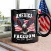 America 250 Years of Freedom Patriotic Eagle Flag Black Mug HA75 897336 America 250 Years of Freedom Patriotic Eagle Flag Black Mug HA75 897336