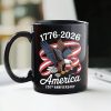 America 250Th Anniversary 1776-2026 Eagle Us Flag Black Mug HA75 898834 America 250Th Anniversary 1776-2026 Eagle Us Flag Black Mug HA75 898834
