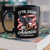 America 250Th Anniversary 1776-2026 Eagle Us Flag Black Mug HA75 898834 America 250Th Anniversary 1776-2026 Eagle Us Flag Black Mug HA75 898834