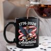 America 250Th Anniversary 1776-2026 Eagle Us Flag Black Mug HA75 898834 America 250Th Anniversary 1776-2026 Eagle Us Flag Black Mug HA75 898834