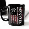 America 250th Birthday US Flag 250 Years We The People Black Mug HA75 897384 America 250th Birthday US Flag 250 Years We The People Black Mug HA75 897384
