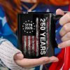 America 250th Birthday US Flag 250 Years We The People Black Mug HA75 897384 America 250th Birthday US Flag 250 Years We The People Black Mug HA75 897384
