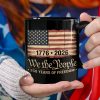 America 250th Birthday US Flag 250 Years We The People Black Mug HO82 894624 America 250th Birthday US Flag 250 Years We The People Black Mug HO82 894624