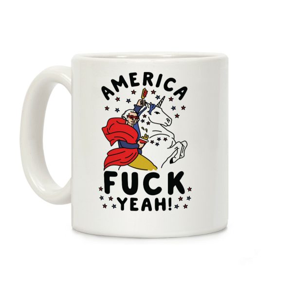 America F*** Yeah Washington Unicorn Coffee Mug America F*** Yeah Washington Unicorn Coffee Mug