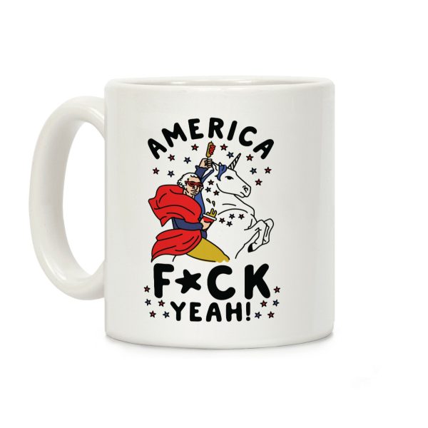 America F*ck Yeah Washington Unicorn Coffee Mug America F*ck Yeah Washington Unicorn Coffee Mug