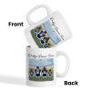 American Football Dad Team Family Personalized Mug