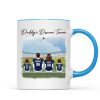 American Football Dad Team Family Personalized Mug