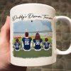American Football Dad Team Family Personalized Mug