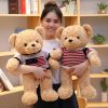 American Sweater Teddy Bear Plush Toy Soft Gift for Kids American Sweater Teddy Bear Plush Toy Soft Gift for Kids