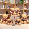 American Sweater Teddy Bear Plush Toy Soft Gift for Kids American Sweater Teddy Bear Plush Toy Soft Gift for Kids