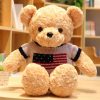 American Sweater Teddy Bear Plush Toy Soft Gift for Kids American Sweater Teddy Bear Plush Toy Soft Gift for Kids
