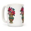 American Traditional Pride Bouquet Tattoo Style Coffee Mug American Traditional Pride Bouquet Tattoo Style Coffee Mug