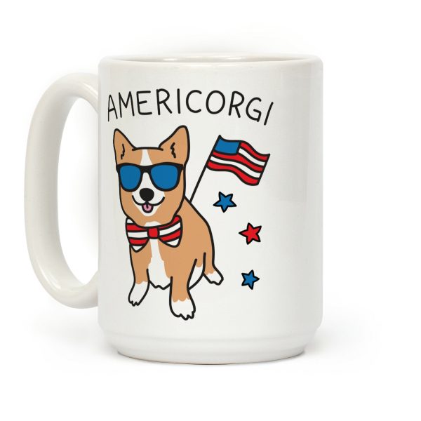 AmeriCorgi Patriotic Corgi Coffee Mug AmeriCorgi Patriotic Corgi Coffee Mug