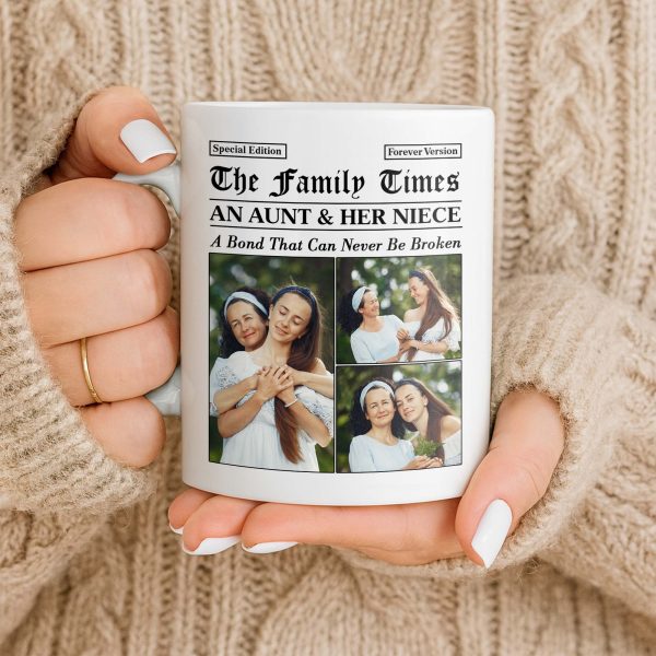An Aunt & Her Niece, A Bond That Can Never Be Broken - Personalized Custom Coffee Mug - NCE035_MG An Aunt & Her Niece, A Bond That Can Never Be Broken - Personalized Custom Coffee Mug - NCE035_MG