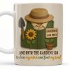 And Into The Garden I Go To Lose My Mind And Find My Soul, Gardening Tools - Personalized Custom Coffee Mug - GARD001_MG And Into The Garden I Go To Lose My Mind And Find My Soul, Gardening Tools - Personalized Custom Coffee Mug - GARD001_MG