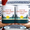 And So The Adventure Begins Featuring Mountains And Sunrise - Personalized Custom Coffee Mug - CPL494_MG And So The Adventure Begins Featuring Mountains And Sunrise - Personalized Custom Coffee Mug - CPL494_MG