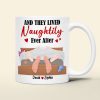 And They Lived Naughtily Ever After, Personalized Coffee Mug, Funny Gift For Couple, Valentine's Gifts