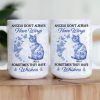 Angels Don't Always Have Wings Cat Toile De Jouy Style - Personalized Mug Angels Don't Always Have Wings Cat Toile De Jouy Style - Personalized Mug