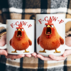 Angry Chicken Funny Mug F-Caw-F White Ceramic Coffee Cup, Perfect Gift for Friends & Coworkers Angry Chicken Funny Mug F-Caw-F White Ceramic Coffee Cup, Perfect Gift for Friends & Coworkers