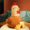 Angry Squat Chicken Plush Toy - Cute & Funny Gift for Kids Angry Squat Chicken Plush Toy - Cute & Funny Gift for Kids