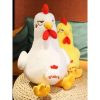 Angry Squat Chicken Plush Toy - Cute & Funny Gift for Kids Angry Squat Chicken Plush Toy - Cute & Funny Gift for Kids