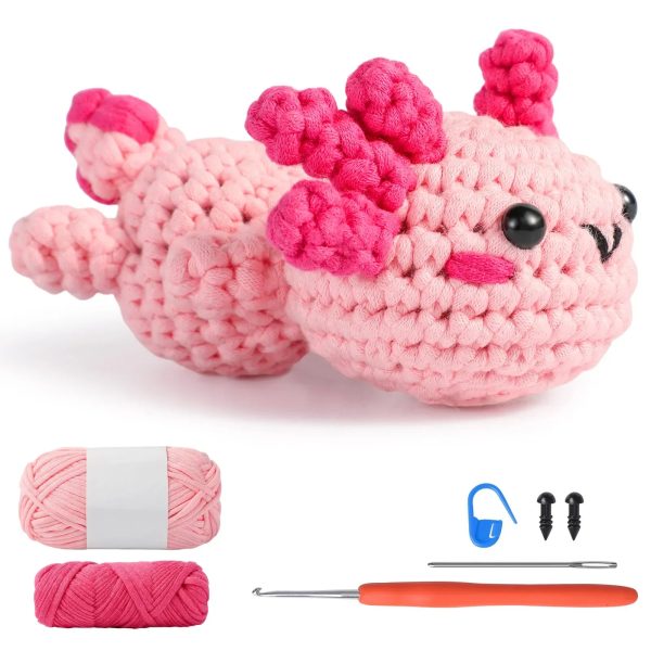 Animal DIY Crochet Kit: Easy Plush Doll with Quality Yarn & Needles Animal DIY Crochet Kit: Easy Plush Doll with Quality Yarn & Needles