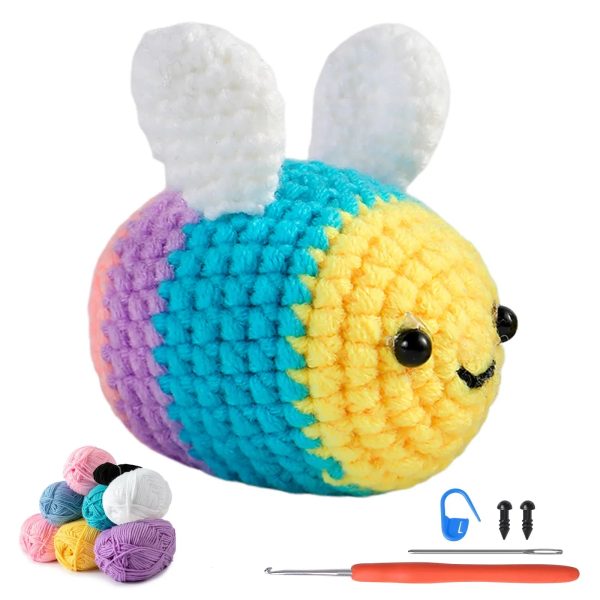 Animal DIY Crochet Kit: Easy Plush Doll with Quality Yarn & Needles Animal DIY Crochet Kit: Easy Plush Doll with Quality Yarn & Needles