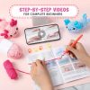 Animal DIY Crochet Kit: Easy Plush Doll with Quality Yarn & Needles Animal DIY Crochet Kit: Easy Plush Doll with Quality Yarn & Needles