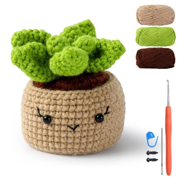 Animal DIY Crochet Kit: Easy Plush Doll with Quality Yarn & Needles Animal DIY Crochet Kit: Easy Plush Doll with Quality Yarn & Needles