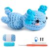 Animal DIY Crochet Kit: Easy Plush Doll with Quality Yarn & Needles Animal DIY Crochet Kit: Easy Plush Doll with Quality Yarn & Needles