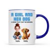 Animation Cartoon A Girl Boy And Dogs A Bond That Can't Be Broken Personalized Mug, Gift For Dog Lovers Animation Cartoon A Girl Boy And Dogs A Bond That Can't Be Broken Personalized Mug, Gift For Dog Lovers