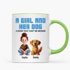 Animation Cartoon A Girl Boy And Dogs A Bond That Can't Be Broken Personalized Mug, Gift For Dog Lovers Animation Cartoon A Girl Boy And Dogs A Bond That Can't Be Broken Personalized Mug, Gift For Dog Lovers