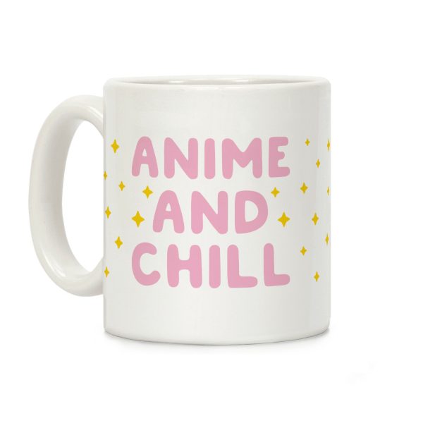 Anime And Chill Coffee Mug Anime And Chill Coffee Mug