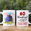 Anniversary Wonderful Years Together, Valentine Day Happy Forever Couple Married White Mug Gift For My Wife My Husband