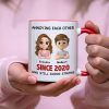 Annoying Each Other - Personalized Couple Cup A Hilarious Love Story with Custom Names Annoying Each Other - Personalized Couple Cup A Hilarious Love Story with Custom Names