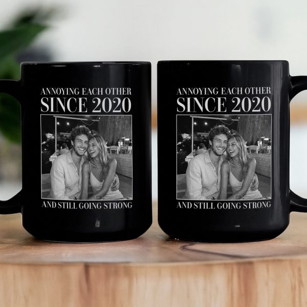 Annoying Each Other ... And Still Going Strong - Vintage Version - Personalized Photo Mug Annoying Each Other ... And Still Going Strong - Vintage Version - Personalized Photo Mug