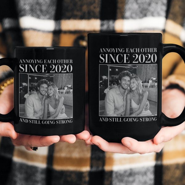 Annoying Each Other ... And Still Going Strong - Vintage Version - Personalized Photo Mug Annoying Each Other ... And Still Going Strong - Vintage Version - Personalized Photo Mug