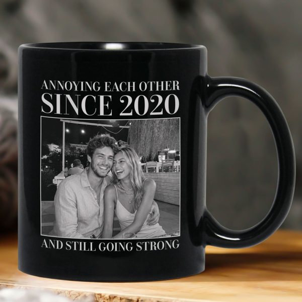 Annoying Each Other ... And Still Going Strong - Vintage Version - Personalized Photo Mug Annoying Each Other ... And Still Going Strong - Vintage Version - Personalized Photo Mug