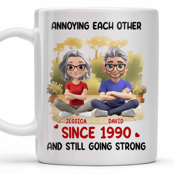 Annoying Each Other And Still Going Strong Coffee Mug - Personalized Custom Coffee Mug - CPL1094_MG