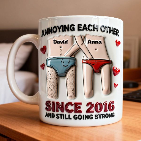 Annoying Each Other Couple - Personalized Anniversary Gift For Couples 02NALU120126