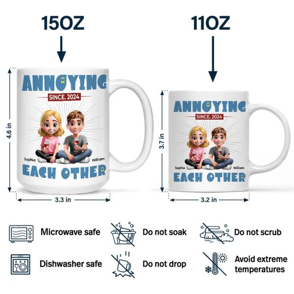 Annoying Each Other Couple I'm Yours No Refund - Personalized Mug